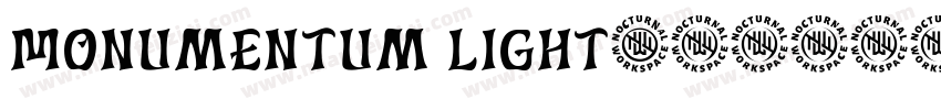 Monumentum Light字体转换
